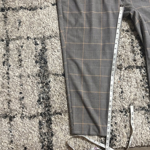 PLUS SIZE !! Lane Bryant Black and Gray Plaid Men's Dress Pants - Picture 6 of 9